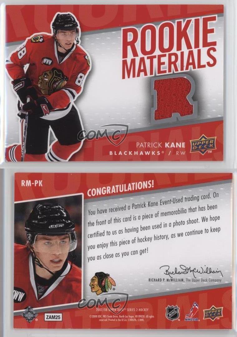 07 08 Upper Deck Materials Patrick Kane Rm Pk Rookie Ebay 07 08 Upper Deck Materials Patrick Kane Rm Pk Rookie Ebay