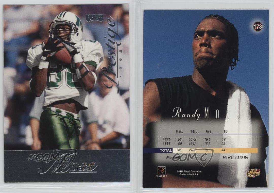 1998 Playoff Prestige Retail 173 Randy Moss Marshall