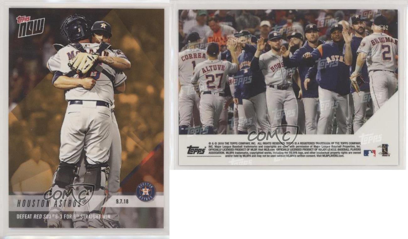 2018 Topps Now Houston Astros Players Weekend 5-Card Set + Bonus Only 293  Made!