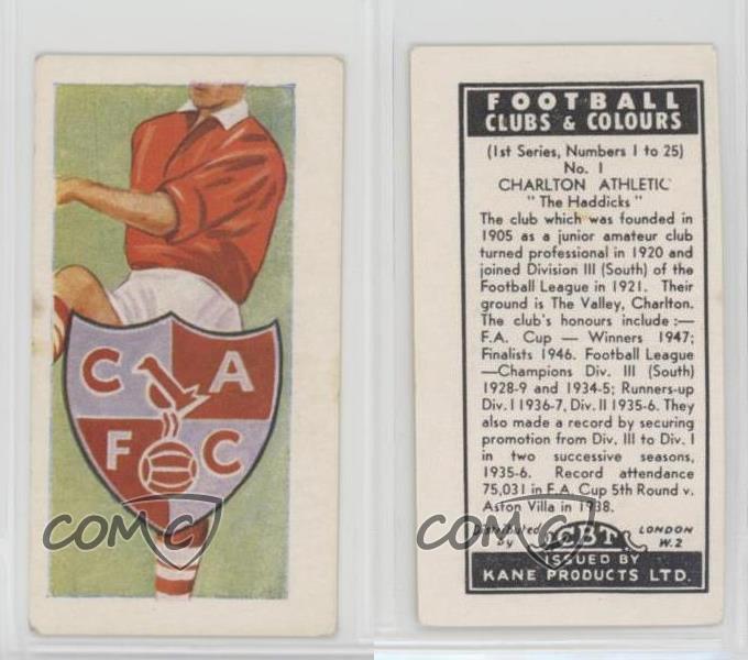 KANE INTERNATIONAL FOOTBALL STARS 1957 ***PICK THE CARDS YOU NEED*** VG