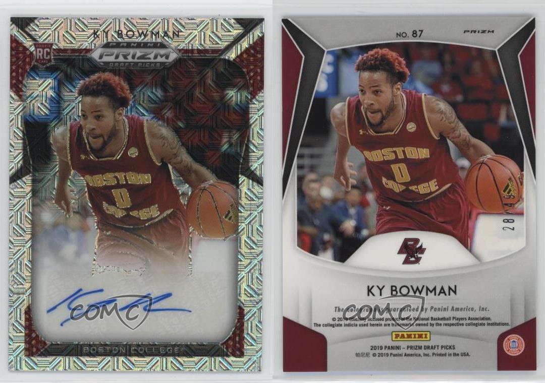 2019-20 Panini Prizm Draft Picks Mojo /99 Ky Bowman #87 Rookie Auto RC
