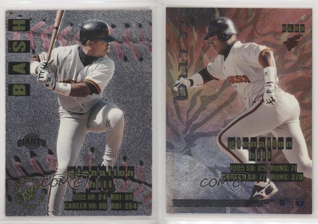 1996 Topps Stadium Club Bash & achats Burn Glenallen Hill #B&B8