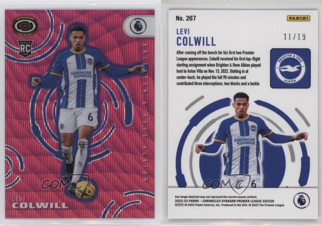 Panini Chronicles Dynagon 2022 FOTL Pink Wave Prizm /19 Levi Colwill Rookie 2024 RC