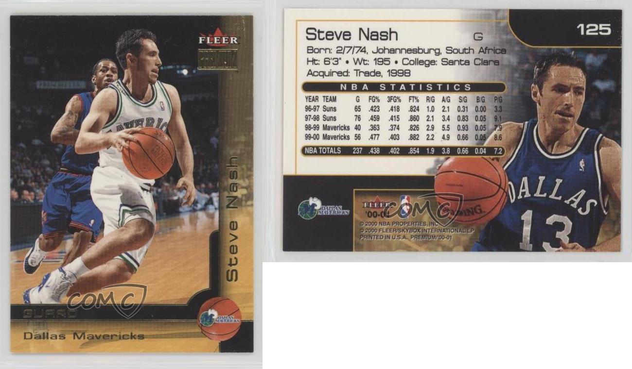 2000-01 Fleer Premium #125 Steve Nash - NM-MT