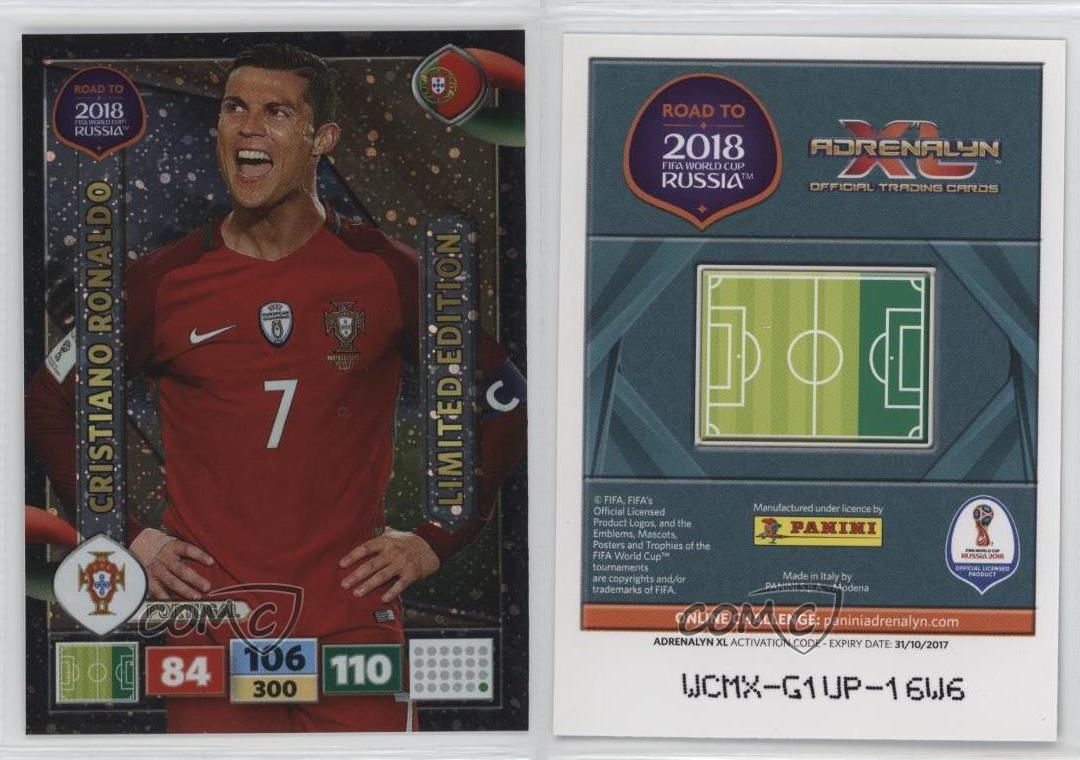 2017 Adrenalyn XL Road to 2018 Fifa World Cup Limited Edition Cristiano Ronaldo - Picture 4 of 4