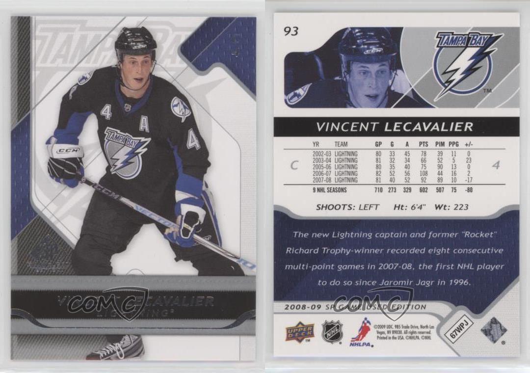 2009 Vincent Lecavalier Eastern Conference NHL All Star Game Worn