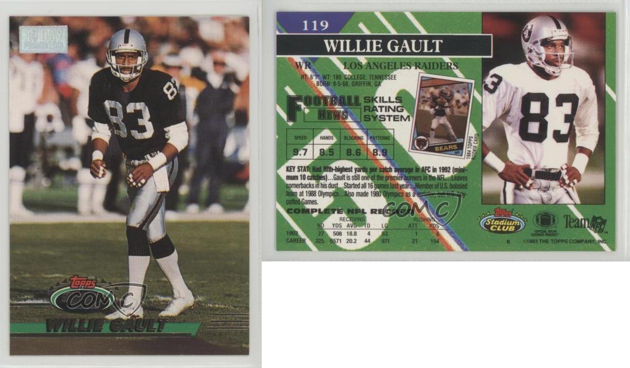 1993 Stadium Club #119 Willie Gault - NM-MT