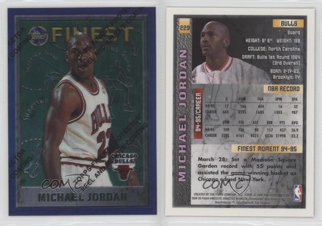 1995 topps michael jordan