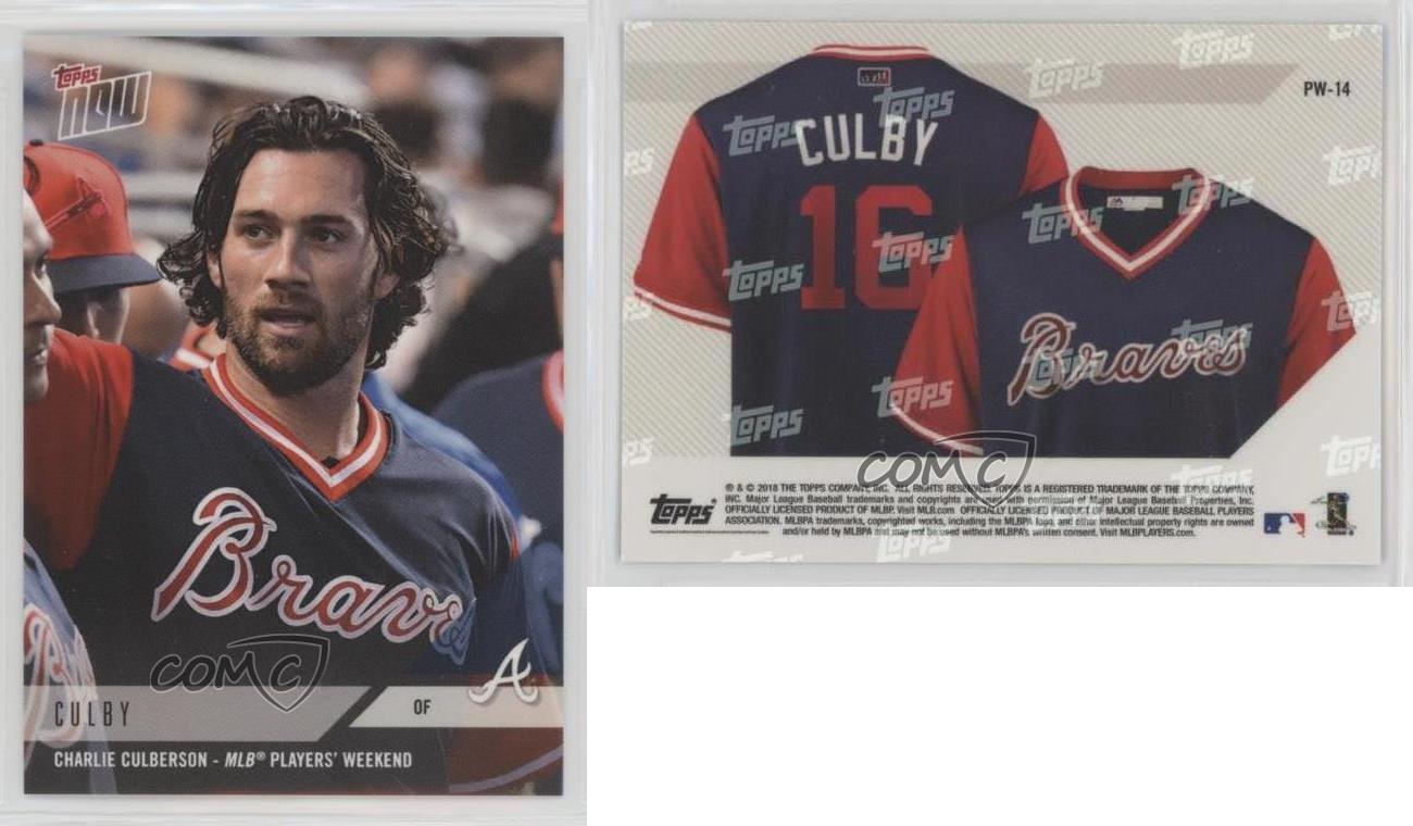 2018 Topps Now Players Weekend /805 Charlie Culberson #PW-14
