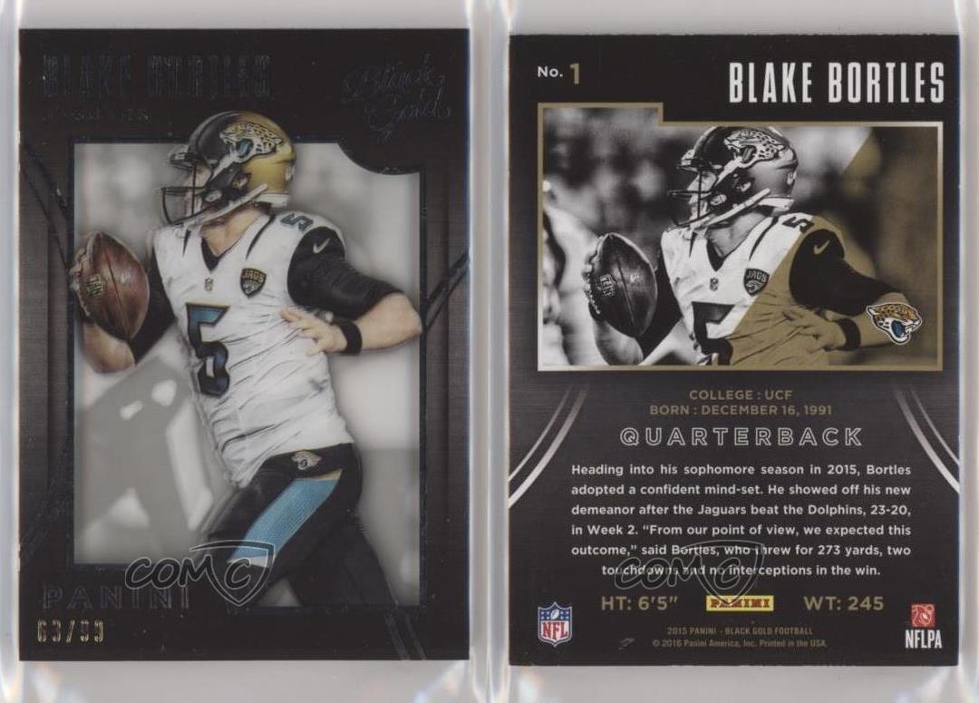 2015 Panini Black Gold Football Massive Materials White #BB Blake