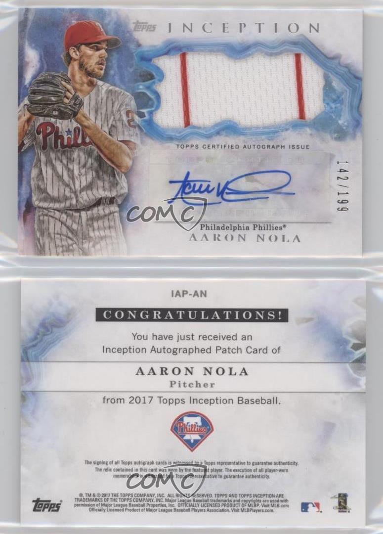 Parche automático Topps Inception Inception 2017/199 Aaron Nola #IAP-AN parche automático - Imagen 4 de 4