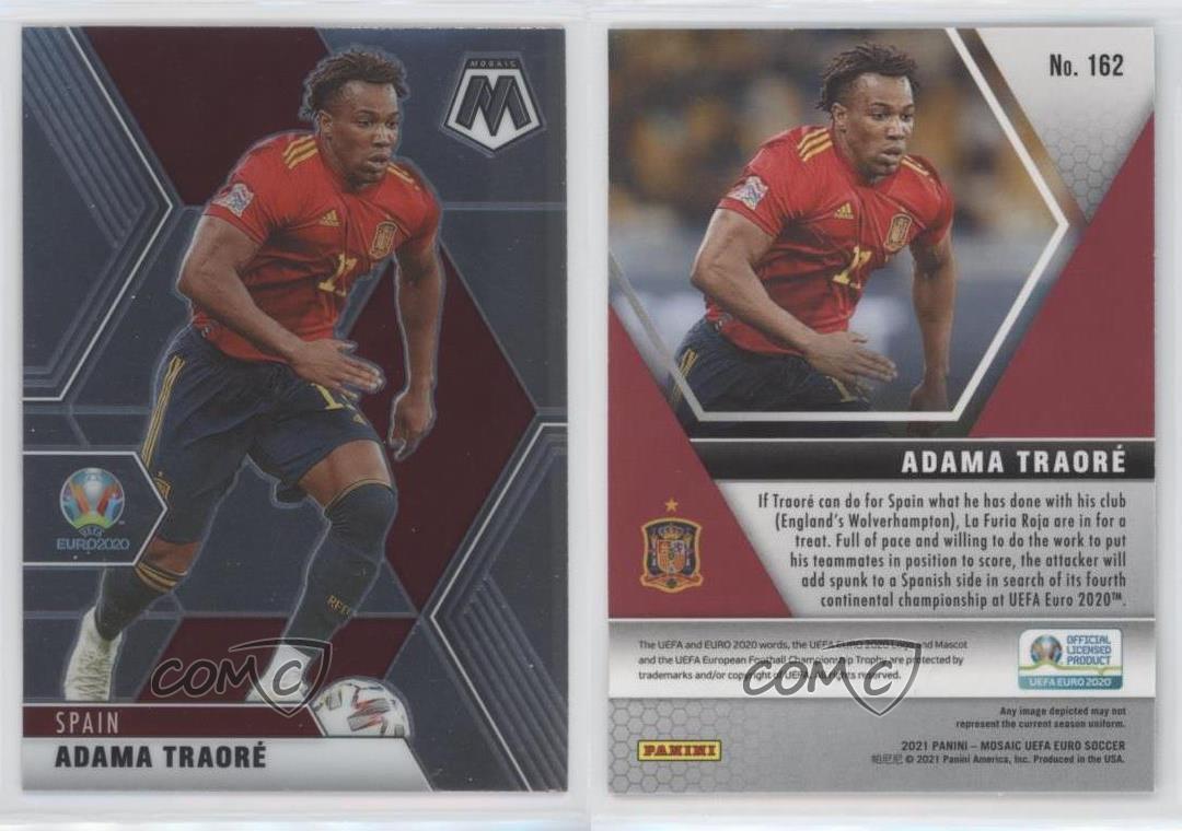Mosaico Panini 2021 UEFA Euro 2020 Adama Traore #162 - Imagen 3 de 3