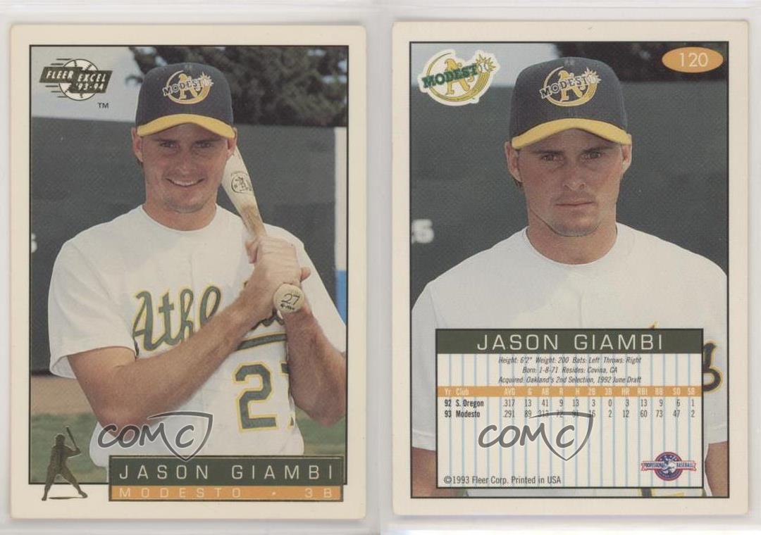 1993-94 Excel #120 Jason Giambi - NM-MT