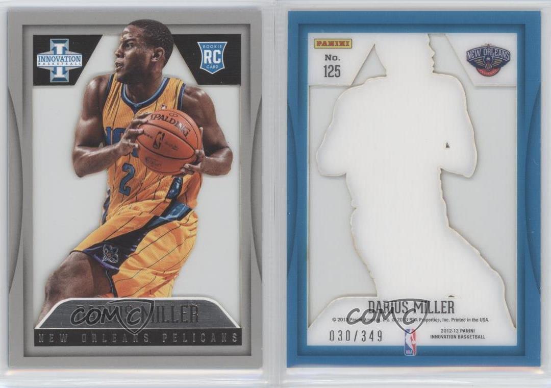 2012-13 Panini Innovation View Rookies /349 Darius Miller #125 Rookie RC - Foto 3 di 3