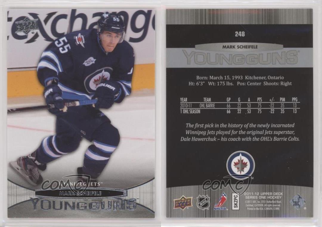 2011-12 Upper Deck Young Guns Mark Scheifele #248 Rookie RC