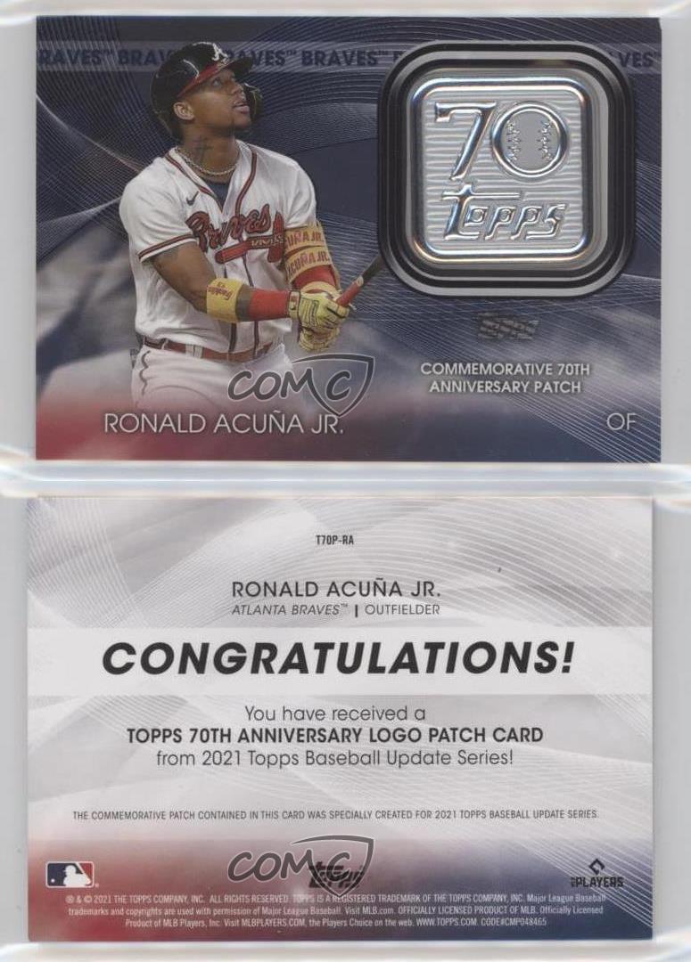 Ronald Acuna Acuna Jr Jersey 2021 ASG 150th Patch Baby Blue