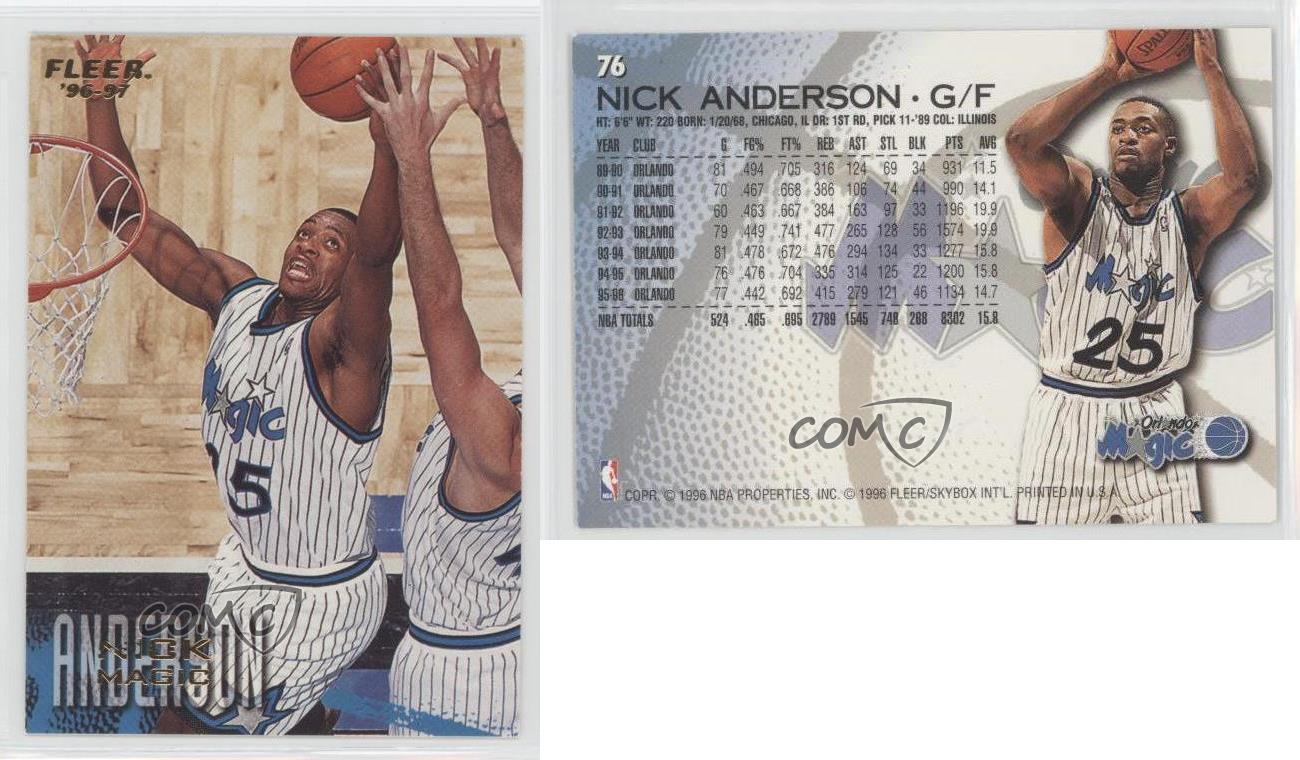 Basketball - 264724 / FLEER. 1996-97 Basketball - n 76 - Nick