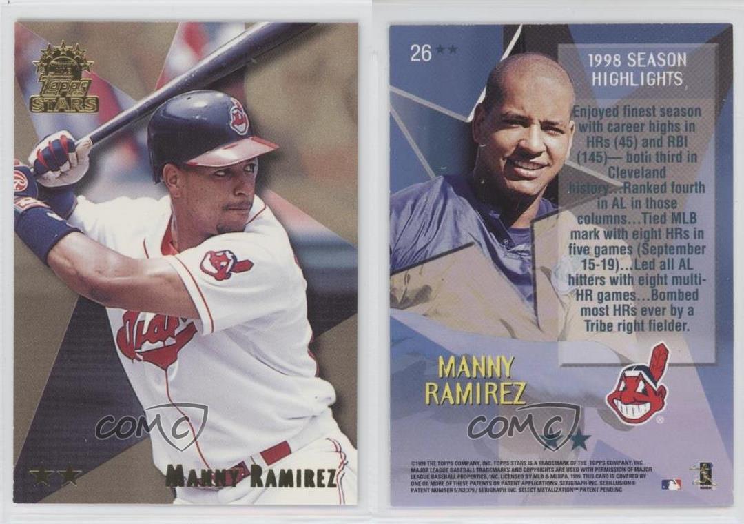 MANNY RAMIREZ - 1999 Topps Stars 1 Star - #26 - Indians - MINT