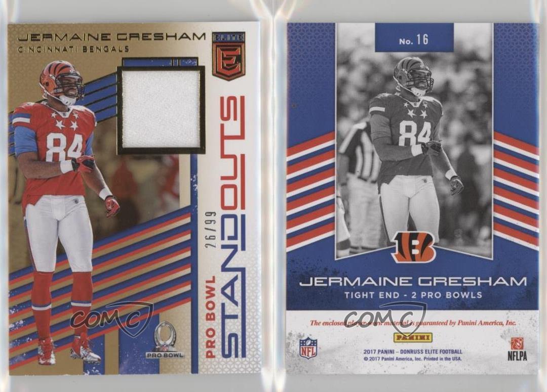 Donruss Elite Pro Bowl Standouts Prime 2017/99 Jermaine Gresham #16 - Imagen 4 de 4