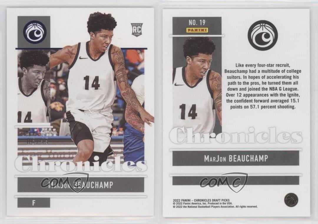 2022-23 Chronicles Draft #19 MarJon Beauchamp - NBA G League