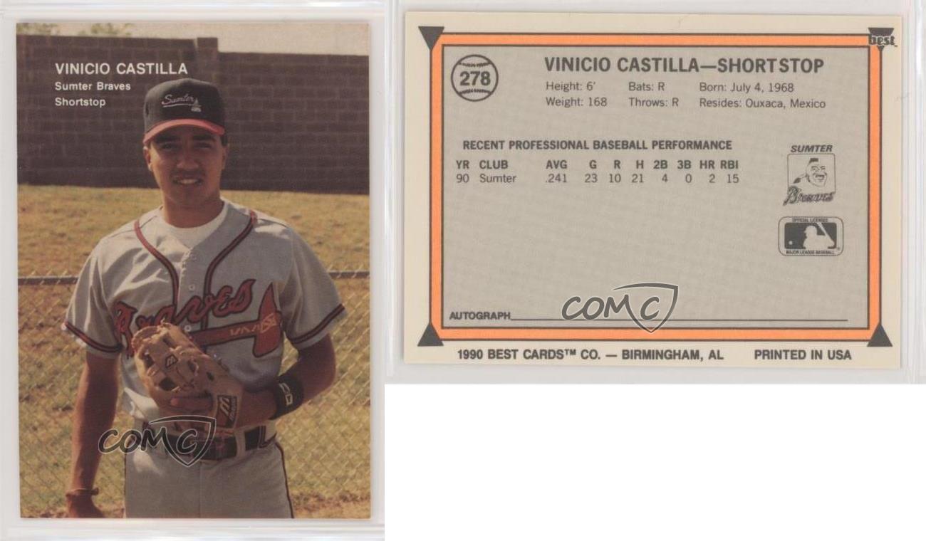 1990 Best #278 Vinny Castilla - NM-MT