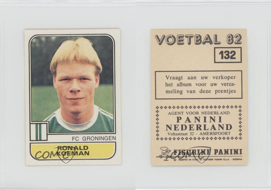 1981-82 Panini Voetbal 82 Album Stickers Ronald Koeman #132