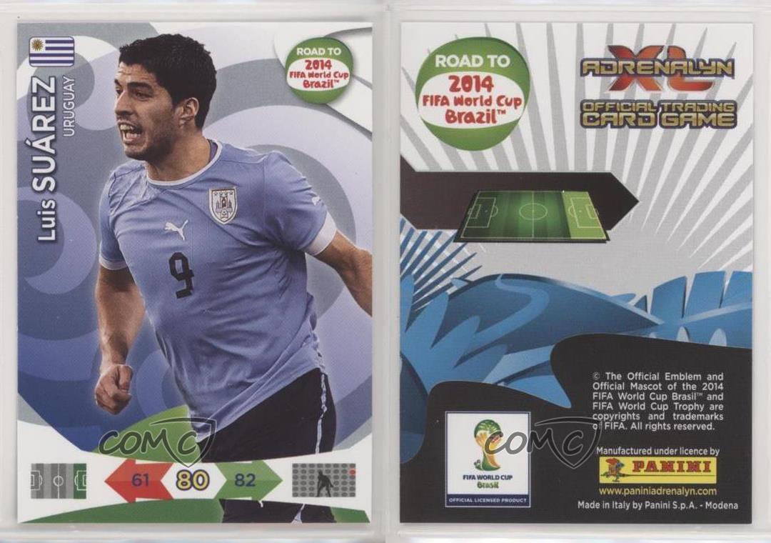 Road to 2014 FIFA World Cup Brazil Uruguay Karte aussuchen Adrenalyn XL