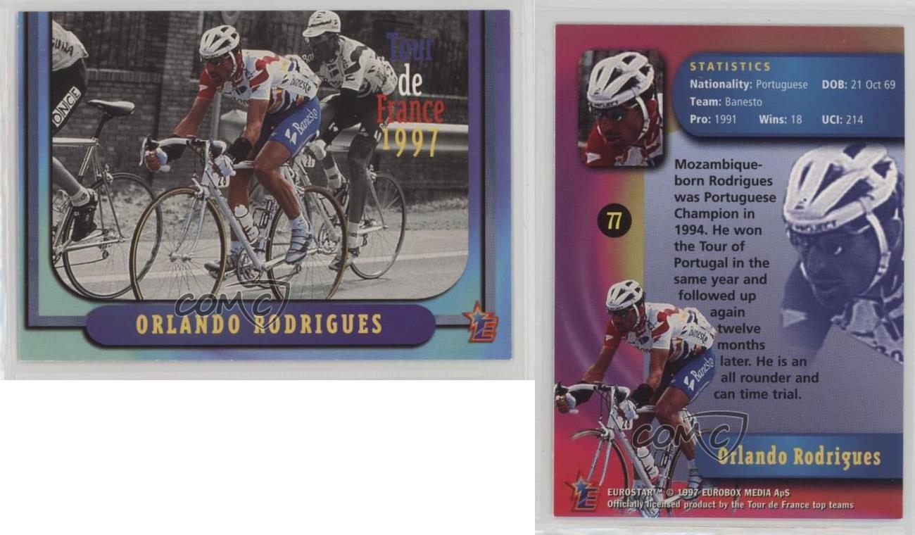 Populaire Eurobox Eurostar Tour de France Orlando Rodrigues 1997 #77