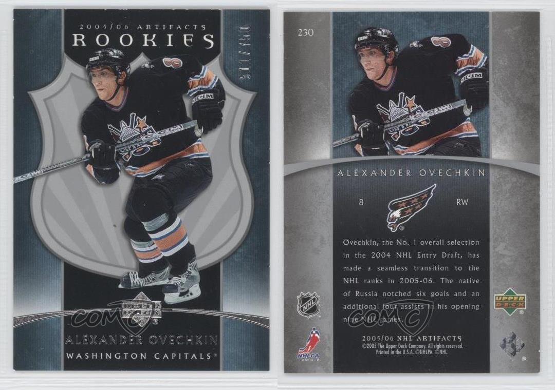 200506 Upper Deck Artifacts 230 Alex Ovechkin Washington Capitals
