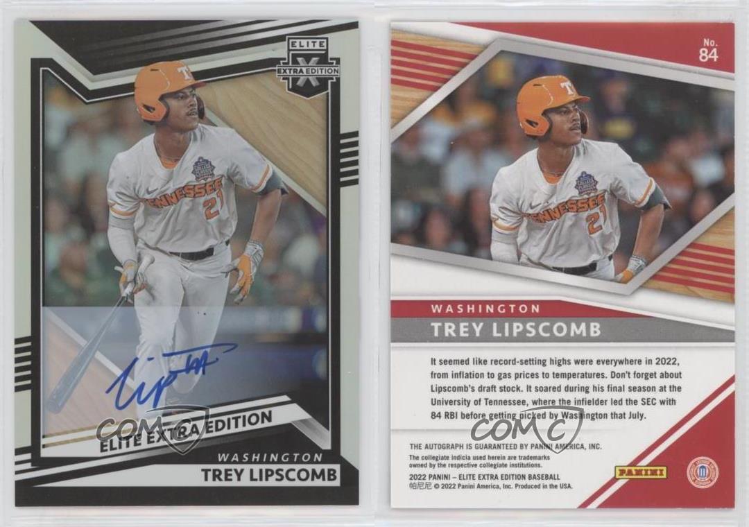 Trey Lipscomb selected No. 84 overall by the Washington Nationals