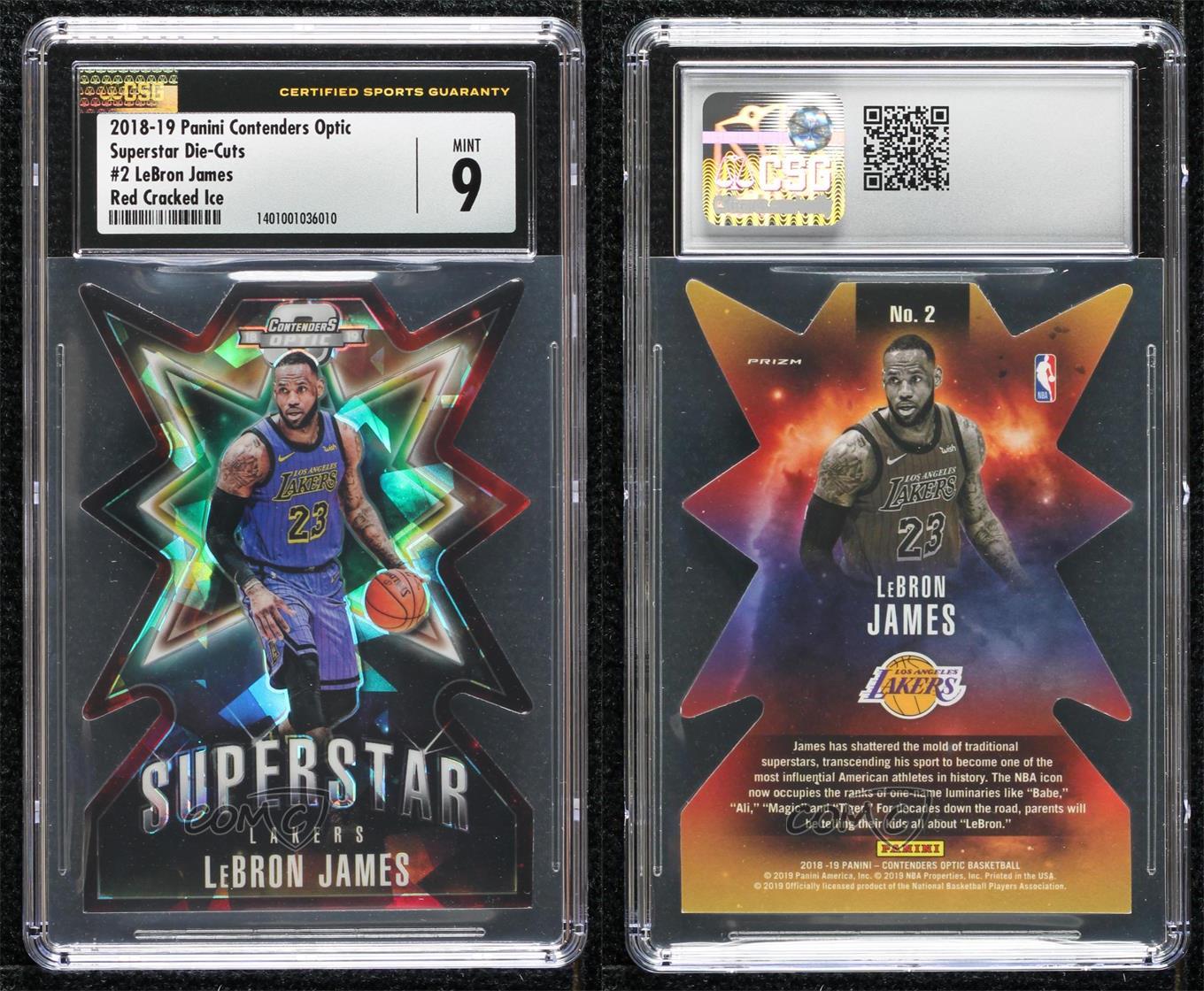 【中古】 2018-19 Panini Contenders Optic Red Cracked Ice LeBron James その他