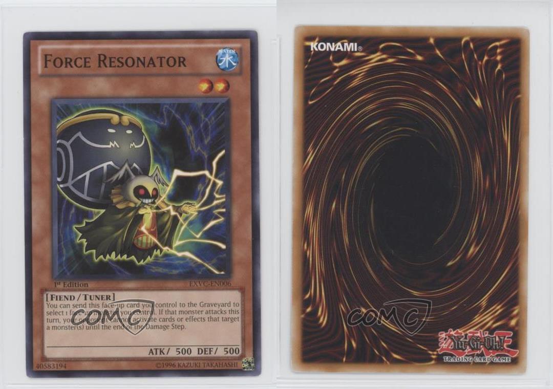 11 Yu Gi Oh Extreme Victory 1st Edition Force Resonator Exvc En006 3c7 Ebay