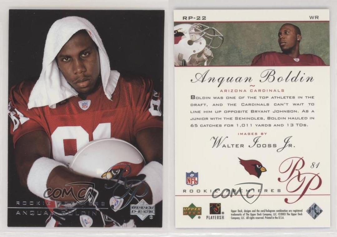 2003 Upper Deck Rookie Premiere #RP22 Anquan Boldin - NM-MT