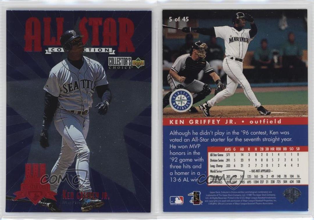 1997 Upper Deck Collector's Choice All-Star Connection Ken Griffey Jr #5 HOF