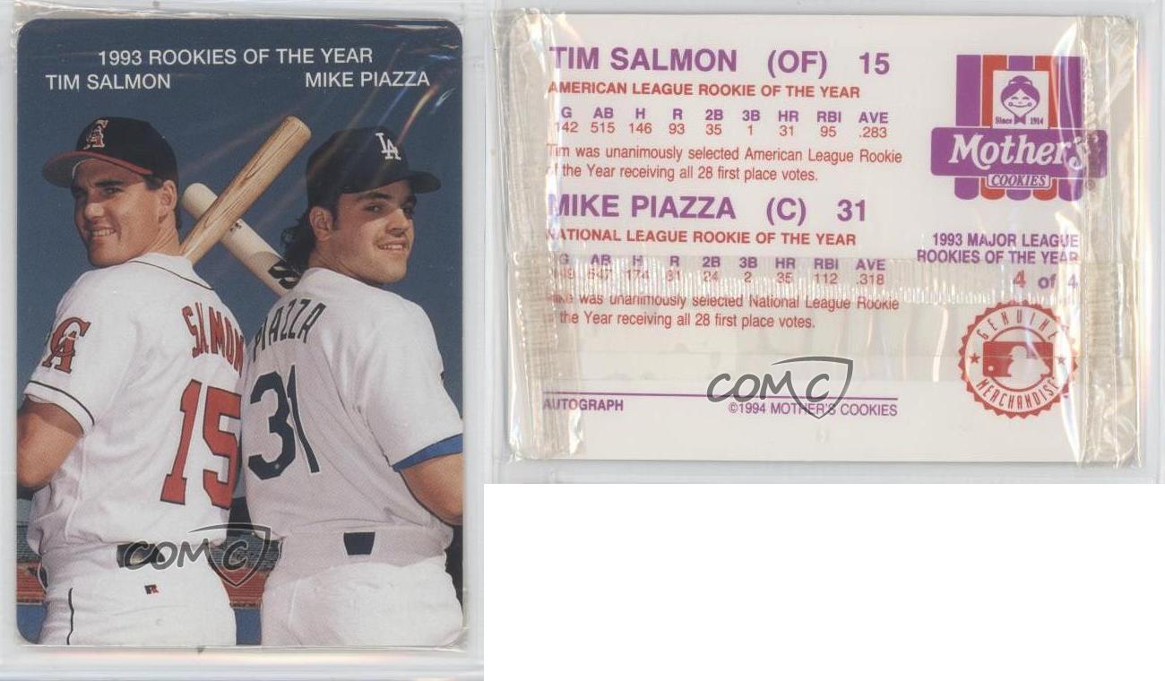 1994 Mother's Cookies 1993 Rookies of the Year 4 Tim Salmon Mike