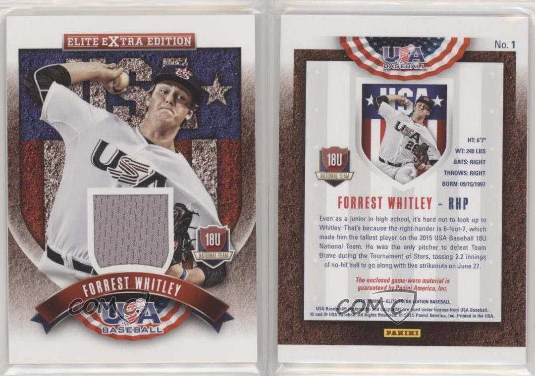 FORREST WHITLEY 2015 Panini USA Baseball 18U National Team #48 Rookie Card  RC Houston Astros Baseball at 's Sports Collectibles Store