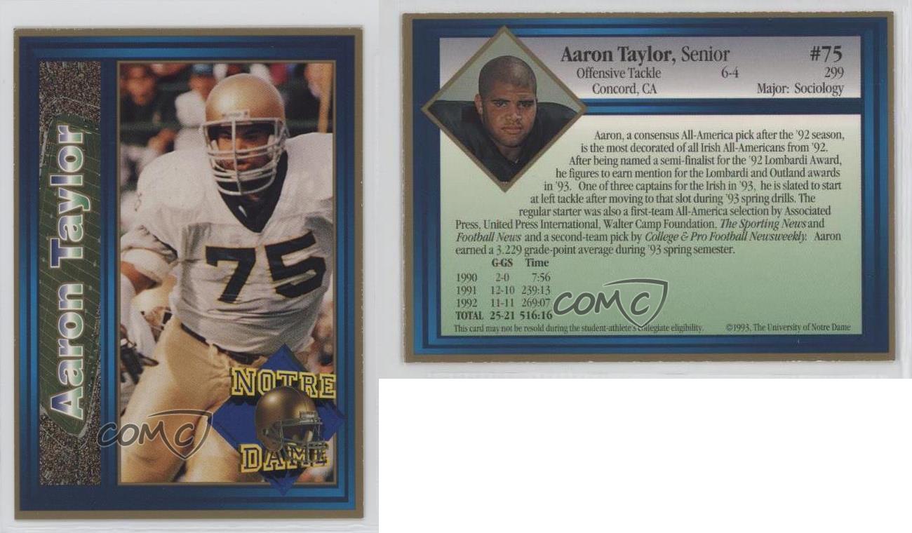 Notre Dame Fighting Irish Team 1993 edición Anthony Peterson - Imagen 3 de 3