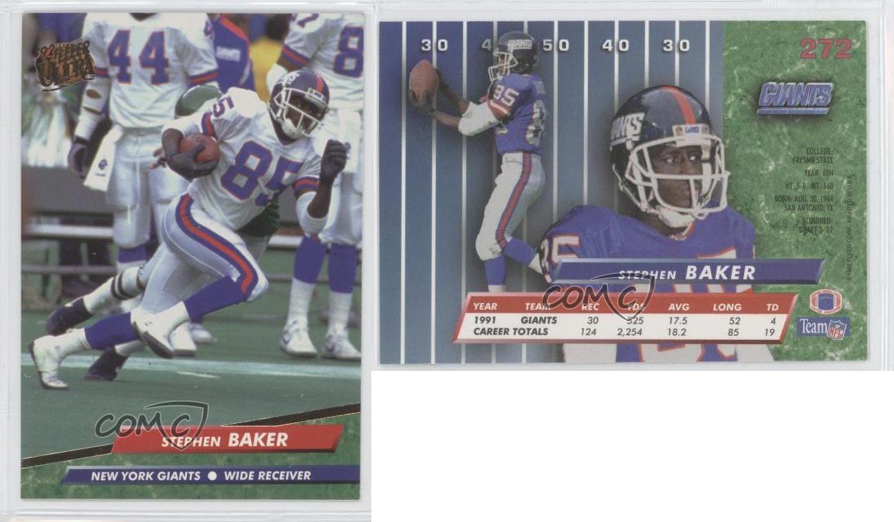 Fleer Ultra Stephen Baker 1992 meilleur #272