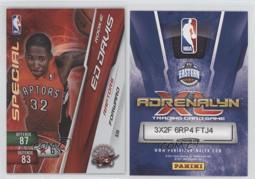 Panini NBA adrenalyn xl 2011-Ed Davis-special
