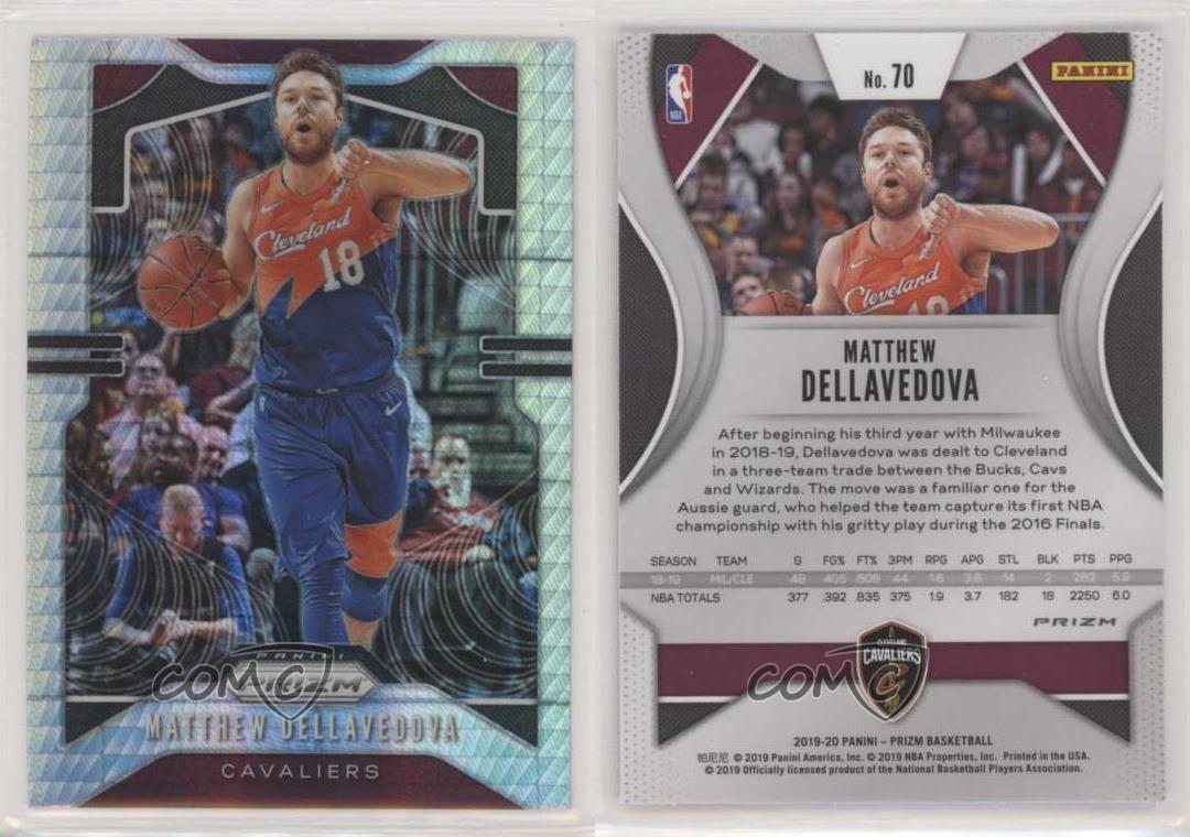 2019-20 Panini Prizm Hyper Prizm Matthew Dellavedova #70