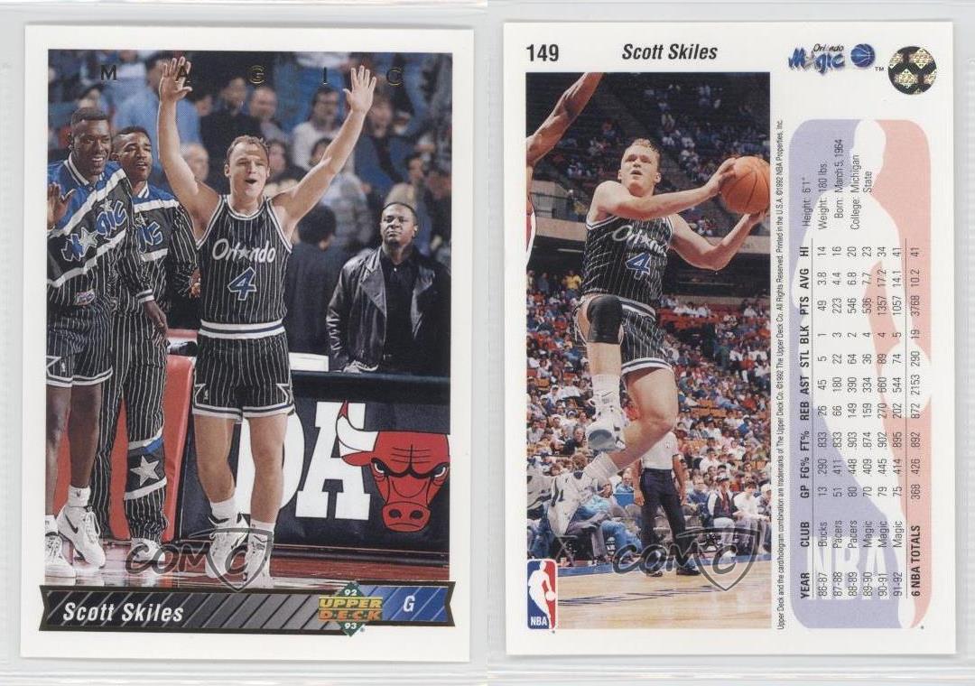  1992-93 Upper Deck Basketball #149 Scott Skiles