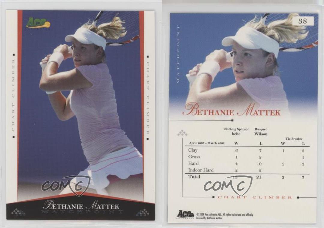 2008 Ace Authentic Matchpoint Bethanie Mattek-Sands Bethanie Mattek #38