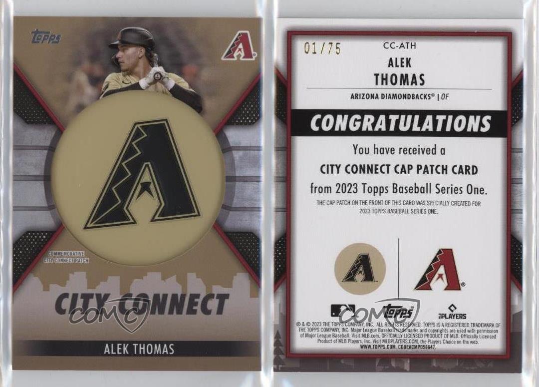 2023 Topps City Connect Commemorative Patch Gold #CC-AB Alex