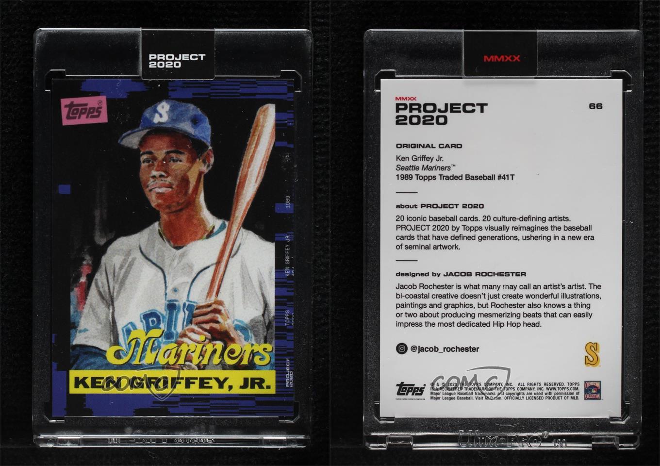 Topps PROJECT 2020 Card 66 - 1989 Ken Griffey Jr. by Jacob Rochester -  Print Run: 9356