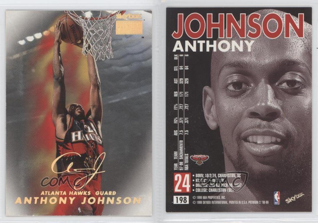 1998-99 Skybox Premium Anthony Johnson #198 | eBay
