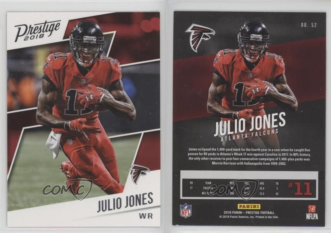 2018 Panini Prestige #52 Julio Jones Atlanta Falcons