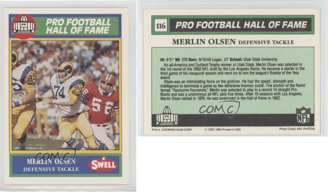 Pro football hall hotsell of famer merlin