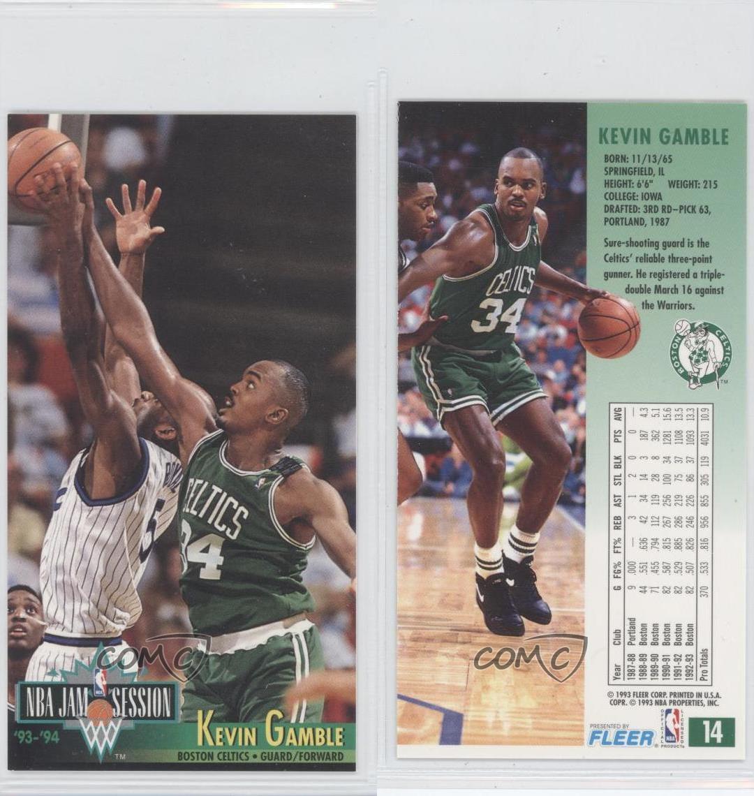 199394 NBA Jam Session 14 Kevin Gamble Boston Celtics Basketball Card