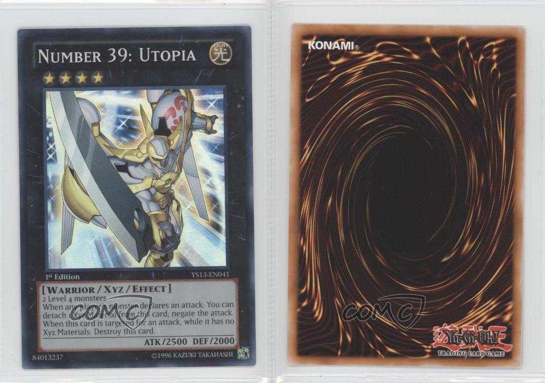 2013 YS13EN041 Number 39 Utopia YuGiOh Card eBay