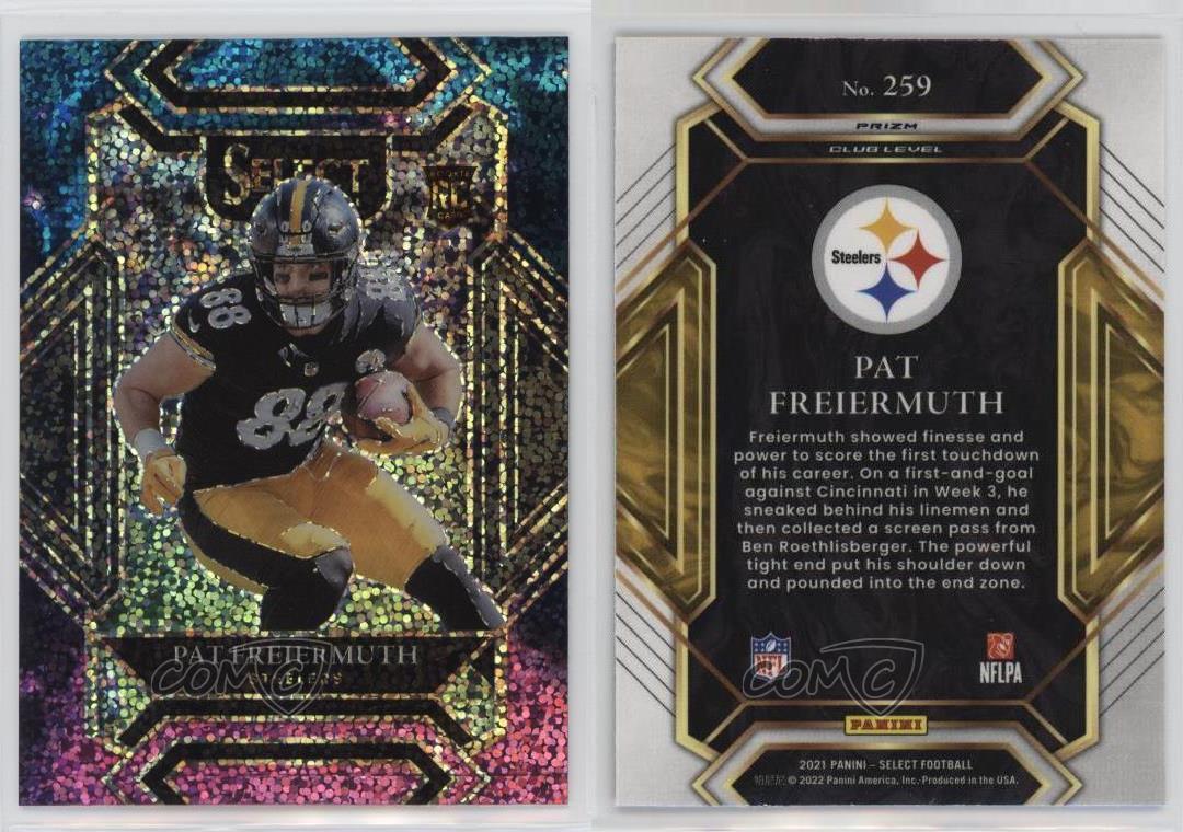 Panini Select Club Level Cosmic Prizm Pat Freiermuth #259 Rookie RC 2021 - Imagen 3 de 3
